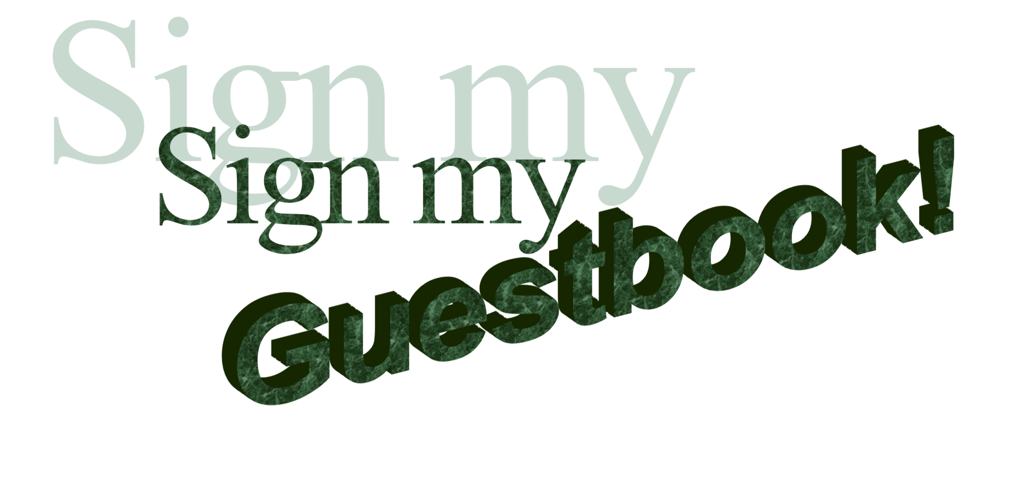 Sign my Guestbook!